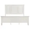 CoasterEssence 201301KEN Sandy Beach - Eastern King Wood Panel Bed - Cream White