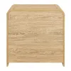 New Classic T3518N-22 Mara - Two Drawer End Table / Bedside Table - Natural