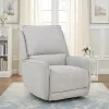 Coaster Fine Furniture 610523P Sylmar - Chenille Upholstered Power Recliner - Dove Gray