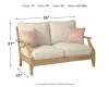 Ashley Furniture P801-835 Clare View - Loveseat w/Cushion - Beige