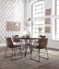 Ashley Furniture D372-01 Centiar - Dining UPH Side Chair (Set of 2) - Brown / Black