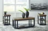 Ashley Furniture T402-13 Landocken - Occasional Table Set (Set of 3) - Brown / Blue