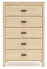 Ashley Furniture EB2444-245 Cabinella - Five Drawer Chest - Tan