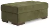 Ashley Furniture PC6170208 Caspian-Town - Oversized Accent Ottoman - Olive