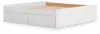 Ashley Furniture EB9630B18 Ashley Furniture EB9630B18 Onita - King Platform Bed With 2 Side Storage - White