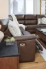 Ashley Furniture PCU12001S4 Ashley Furniture PCU12001S4 Bleckley - 5-Piece Power Reclining Sectional With RAF And LAF Recliners - Espresso