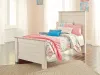Ashley Furniture B267B15 Ashley Furniture B267B15 Willowton - Twin Panel Bed - Whitewash