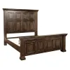 Liberty Furniture 361-BR-KPBDMC Liberty Furniture 361-BR-KPBDMC Big Valley - 4 Piece Bedroom Set (King Panel Bed, Dresser & Mirror, Chest) - Brownstone