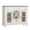 Liberty Furniture 417-CB5444 Allyson Park - Buffet - Wirebrushed White / Charcoal
