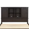 Liberty Furniture 759-BR13B Liberty Furniture 759-BR13B Thornwood Hills - Queen Bookcase Headboard - Rock Beaten Brown