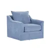New Classic 23-1270F-2NP Sylvie - 2 Piece Living Room Set (Sofa & Chair) - Blue Slate