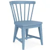 Riverside Furniture 30758 Riverside Furniture 30758 Rosalie - Side Chair - Blue (Set of 2) - Blue