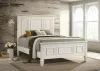 CoasterEssence 201301Q Sandy Beach - Wood Queen Panel Bed - Cream White
