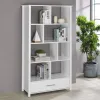 CoasterEssence 801574 Dylan - 4-Shelf Storage Bookshelf - White High Gloss