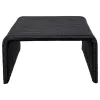 Coaster Fine Furniture 708518 Cahya - Woven Rattan Square Coffee Table - Black