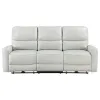 Coaster Fine Furniture 610261P Greenfield - Upholstered Power Reclining Sofa - Ivory