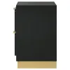 Coaster Fine Furniture 224782 Caraway - 2-Drawer Nightstand - Black