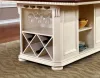 Furniture of America CM3199WC-PT-TABLE Sabrina - Counter Height Table - Off-White / Cherry