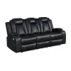 New Classic U1769V-30P2-BLK New Classic U1769V-30P2-BLK Orion II - Sofa With Power Headrest & Footrest - Black