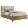 Coaster Fine Furniture 224921KW Granada - Upholstered California King Panel Bed - Natural Pine