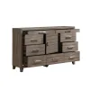 New Classic B3412-050 Harrisburg - 9 Drawer Dresser - Walnut