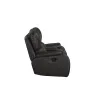 New Classic U093-25-CHG New Classic U093-25-CHG Brookings - Console Loveseat With Dual Recliners - Charcoal