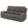 Coaster Fine Furniture 603431PPP Brickston - Triple Power Reclining Sofa - Charcoal