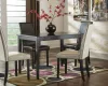 Ashley Furniture D250-25 Kimonte - Dark Brown - Rectangular Dining Room Table- cron test 2