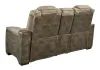 Ashley Furniture 2200318 Ashley Furniture 2200318 Next-Gen Durapella - Power Reclining Loveseat With Console/Adj Headrest - Sand