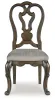 Ashley Furniture D947-01 Maylee - Dining Upholstered Side Chair (Set of 2) - Dark Brown