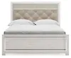 Ashley Furniture B2640B18 Altyra - Queen Panel Bed With Roll Slats - White