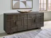 Ashley Furniture A4000682 Cato - Accent Cabinet - Dark Brown