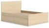 Ashley Furniture EB9632B11 Ashley Furniture EB9632B11 Onita - Full Panel Platform Bed With 1 Side Storage - Natural