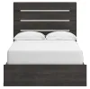 Ashley Furniture PCB2108B15 Hollivern - Full Panel Storage Bed - Dark Gray