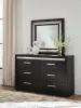 Ashley Furniture PCB2611B1 Ashley Furniture PCB2611B1 Brizmore - Dresser And Mirror - Black