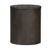 Liberty Furniture 406-OT1021 Modern Farmhouse - Drum End Table - Dark Gray