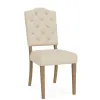 Riverside Furniture 92630 Mix-N-Match Chairs - Button Tufted Upholstered Chair (Set of 2) - Beige