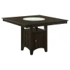 CoasterEveryday 100438 Gabriel - Counter Height Dining Table - Cappuccino