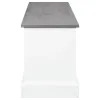 CoasterEssence 501196 Alma - 3-Drawer Storage Bench - White And Weathered Gray