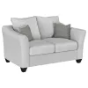 Coaster Fine Furniture 508581-S2 Salizar - 2 Piece Upholstered Flared Arm Sofa Set - Sand
