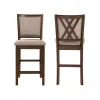 New Classic D3651-22-CHY New Classic D3651-22-CHY Amy - Counter Chair (Set of 2) - Cherry