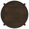 Coaster Fine Furniture 708288-S3 Cota - 3 Piece Solid Wood Coffee And End Table Set - Dark Brown
