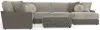 Jackson Furniture Industries 4047/63/59/30/76/28-29 Canyon - 4 Piece Sectional With Cuddler Seat Cushions, Included Accent Pillows And Cocktail Ottoman (Right Side Facing Chaise) - Umber