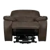 New Classic U093-PLR-BRN Brookings - Power Lift Recliner With Heat & Massage - Brown