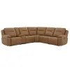 Liberty Furniture 7018BU-UPH-6PCSEC Callihan - 6 Piece Sectional - York Butternut