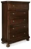 Ashley Furniture B697-46 Porter - Chest - Rustic Brown
