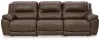 Ashley Furniture U71604S5 Ashley Furniture U71604S5 Dunleith - 3-Piece Power Reclining Sofa - Chocolate