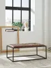 Ashley Furniture A3000826 Junsor - Cocktail Ottoman - Brown / Black