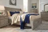 Ashley Furniture B733B8 Ashley Furniture B733B8 Lettner - King Sleigh Bed With 2 Storage Drawers - Light Gray