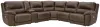 Ashley Furniture U71604S2 Ashley Furniture U71604S2 Dunleith - Power Sectional 6 Pc - Chocolate